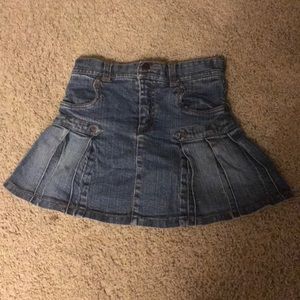 Girls jean skort